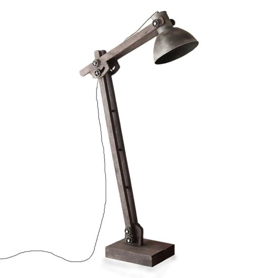 by Mooss Vloerlamp Sunburn 125 cm zwart geblakerd