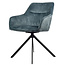 USUALS Donna Draaistoel - Blauw | Velvet