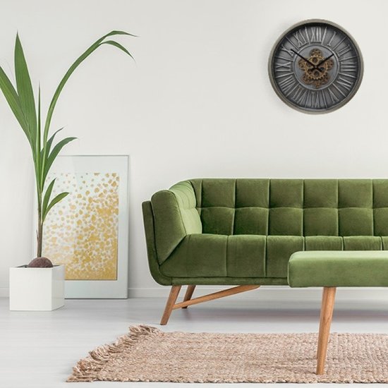 Rimisa Radarklok "Hamburg" S gestanst staal Ø 46 cm