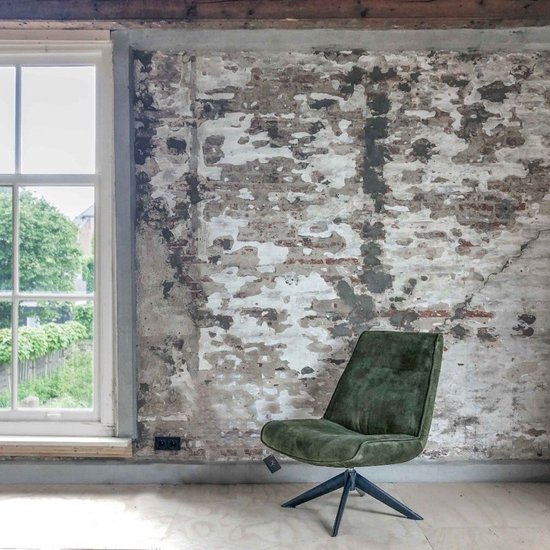 HomeBound by KY Draaifauteuil Monique in velvetstof olive
