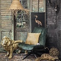 HomeBound by KY Draaifauteuil Monique in velvetstof olive