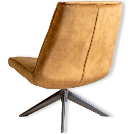 HomeBound by KY Draaifauteuil Monique in velvetstof oker