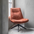 HomeBound by KY Draaifauteuil Monique in velvetstof roest