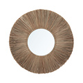 Bazar Bizar De Alang Alang Spiegel - Naturel - M