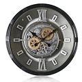 Kolony Tandwiel klok SPINTIMES Ø 60cm metaal en glas