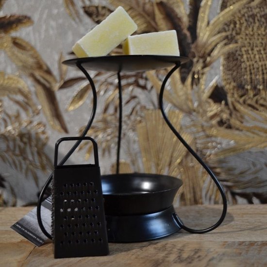 HomeBound Geurbrander voor amberblokjes zwart