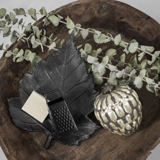 HomeBound Schaaltje voor amberblokjes zwart in bladvorm