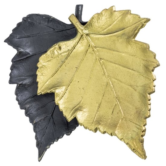 HomeBound Schaaltje voor amberblokjes zwart in bladvorm