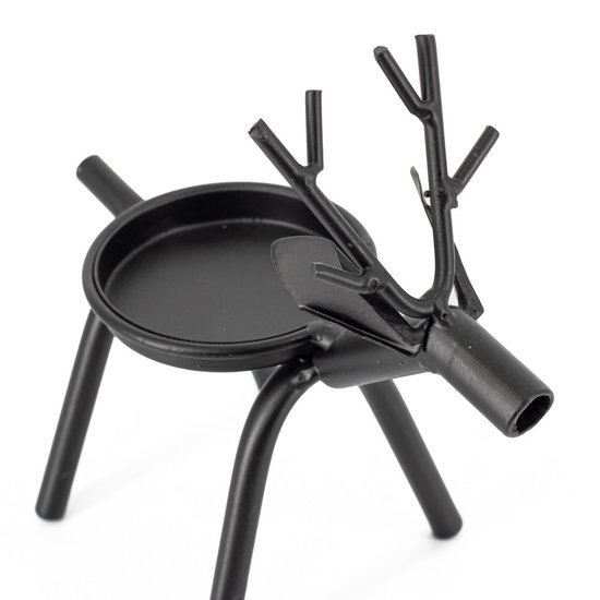 HomeBound Waxinelicht houders zwart metaal