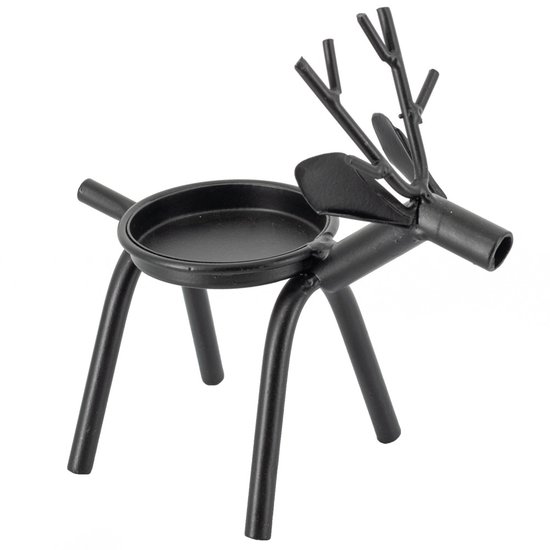 HomeBound Waxinelicht houders zwart metaal