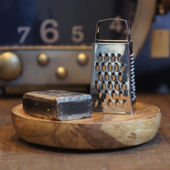 HomeBound Houten schaaltje voor amberblokjes Ø 12cm