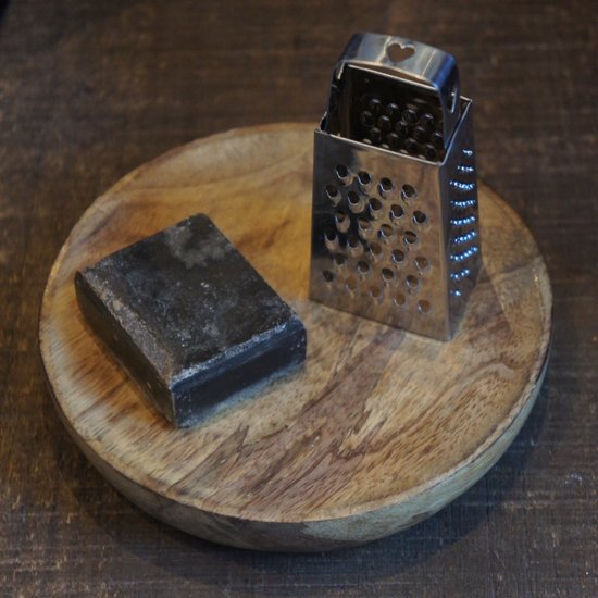 HomeBound Houten schaaltje voor amberblokjes Ø 12cm