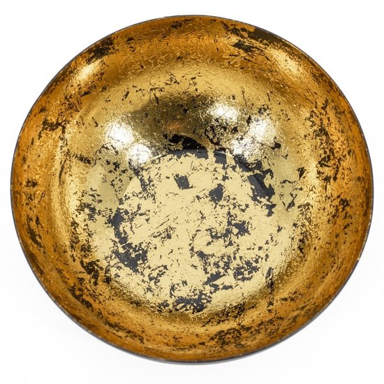 HomeBound schaaltje zwart met goud Ø12,5cm