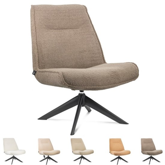 HomeBound Draaifauteuil Teddy zonder arm in 5 kleuren