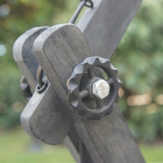 By Mooss Tafellamp Sunburn 45cm Hout