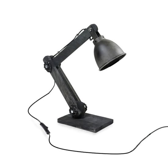 By Mooss Tafellamp Sunburn 45cm Hout