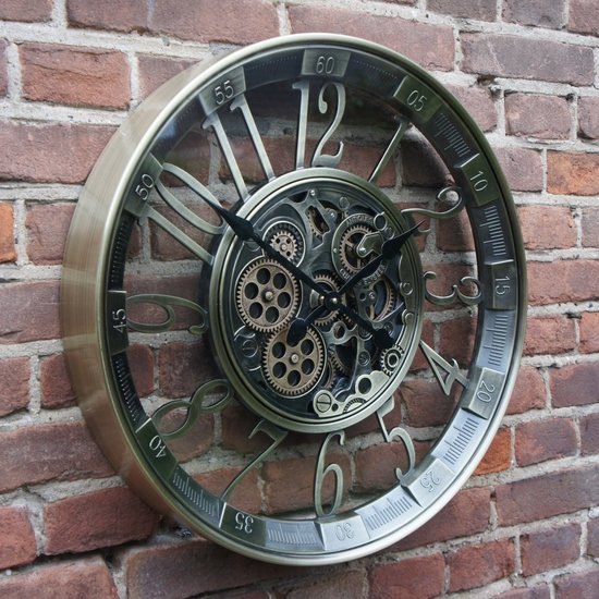 Goods Radarklok Mansion koper Ø55cm metaal