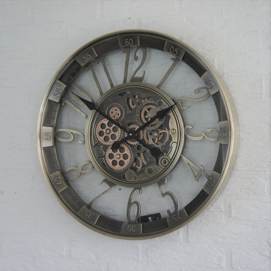 Goods Radarklok Mansion koper Ø55cm metaal