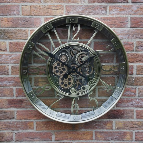 Goods Radarklok Mansion koper Ø55cm metaal