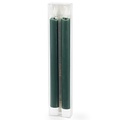 HomeBound Led kaars donkergroen 24 cm hoog 2 stuks
