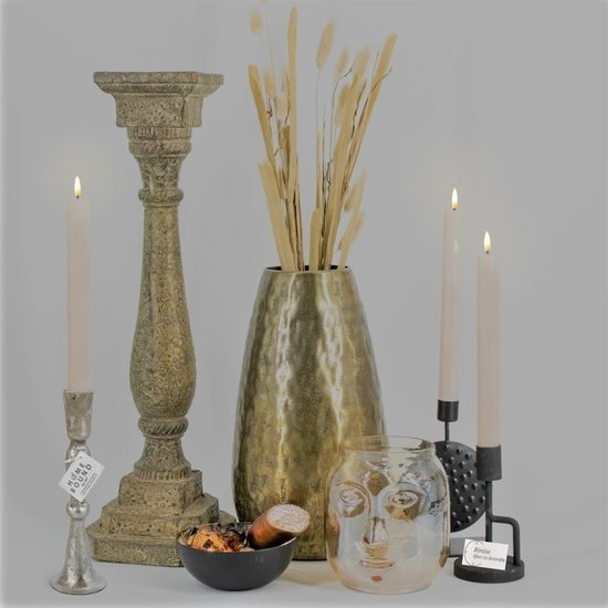 HomeBound Led kaars soft pink 24 cm hoog 2 stuks