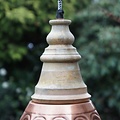 PTMD PTMD Danish Print Hanglamp Ø33cm - Koper