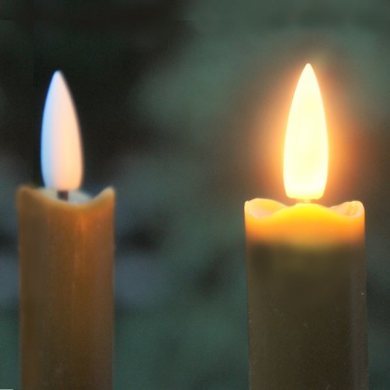 HomeBound Led kaars forest 24 cm hoog 2 stuks