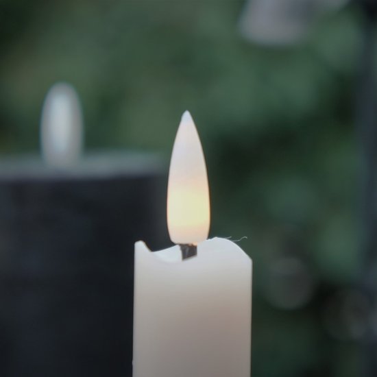 HomeBound Led kaars wit 24 cm hoog 2 stuks