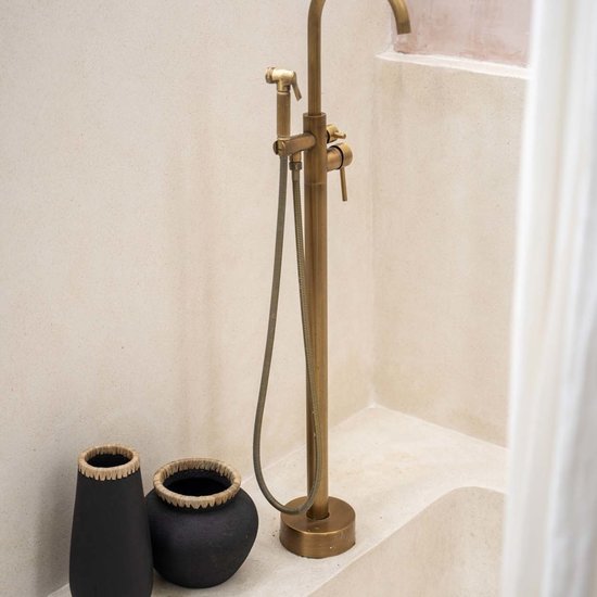 Bazar Bizar De Styly Vaas - Zwart Naturel - S