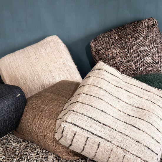 Bazar Bizar De Seagrass Tapijt - Naturel Zwart - 200x300