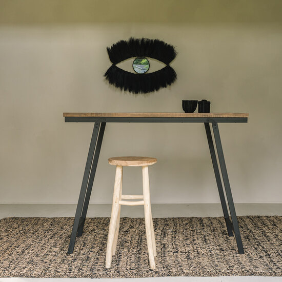 Bazar Bizar De Seagrass Tapijt - Naturel Zwart - 200x300