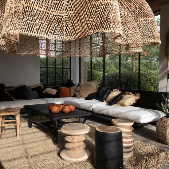 Bazar Bizar De Whipped Hanglamp - Naturel - XXL