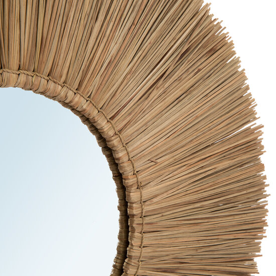 Bazar Bizar De Alang Alang Spiegel - Naturel - L