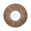 Bazar Bizar De Alang Alang Spiegel - Naturel - M