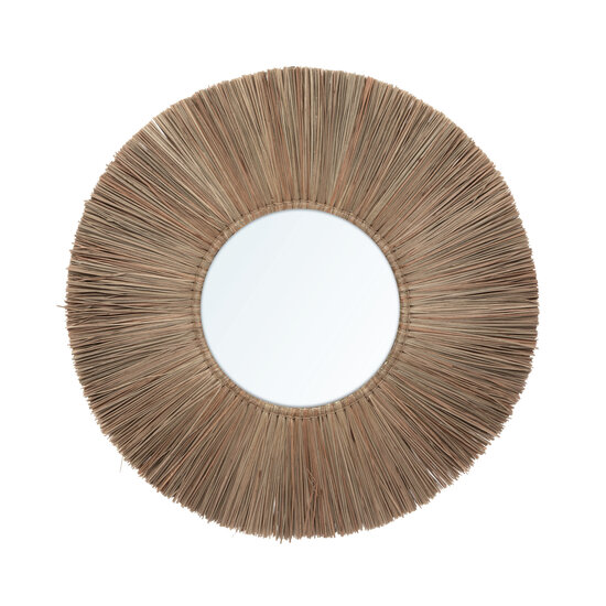 Bazar Bizar De Alang Alang Spiegel - Naturel - M