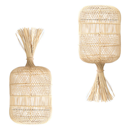 Bazar Bizar De Dumpling Hang- en Vloerlamp - Naturel - M