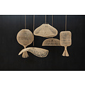 Bazar Bizar De Dumpling Hang- en Vloerlamp - Naturel - M