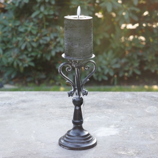 Goods Kandelaar | kaarsenstandaard vintage zwart