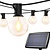Solar Solar lichtsnoer 10 meter 20 led lampjes