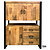 Benoa Britt 3 Door 3 Drawer Cabinet 115