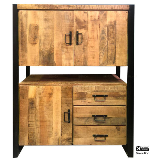 Benoa Britt 3 Door 3 Drawer Cabinet 115