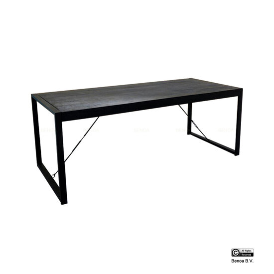 Benoa Britt Dining Table Black 200