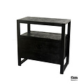 Benoa Britt 2 Drawer Cabinet Black 80