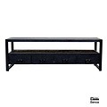 Benoa Britt 4 Drawer TV Cabinet Black 180