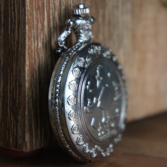 Goods Pocketwatch  zilverkleur 4,7cm