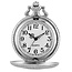 Goods Pocketwatch  zilverkleur 4,7cm