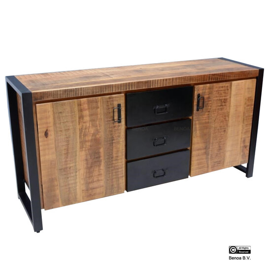 Benoa Bas 2 Door 3 Drawer Sideboard 160