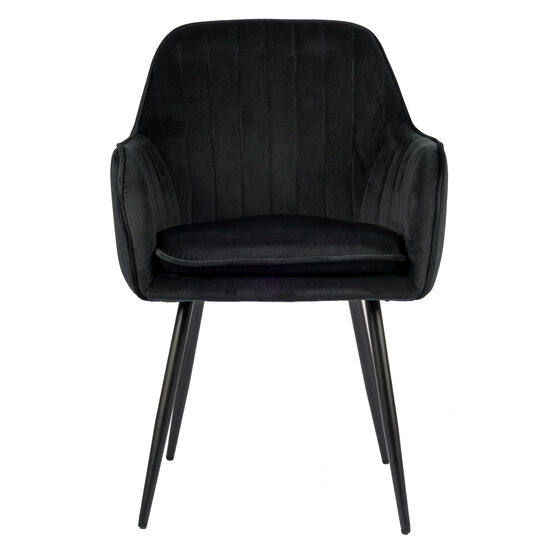 USUALS Viola Eetkamerstoel - Zwart