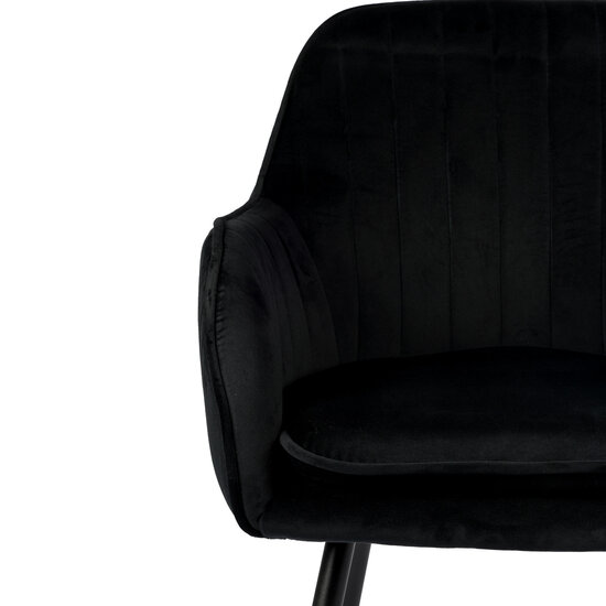 USUALS Viola Eetkamerstoel - Zwart