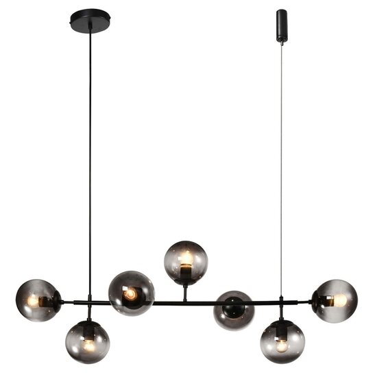 lumen 7 lichts smokey hanglamp in 3 uitvoeringen